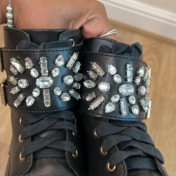 Kurt Geiger London - Black Jewel Combat boots - size 1 - Picture 5 of 5